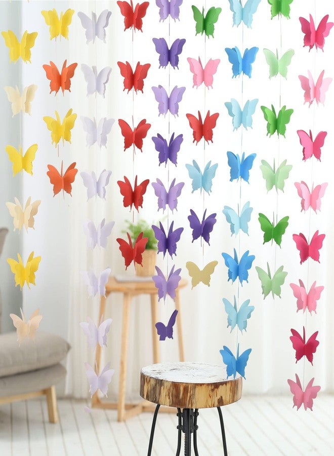 Happy Space 3D Butterfly Paper Banner, Streamer, Hanging, Bunting - Pink, 9.8ft - Birthday, Wedding, Baby Shower, Home Decor, Theme Parties - Image 5